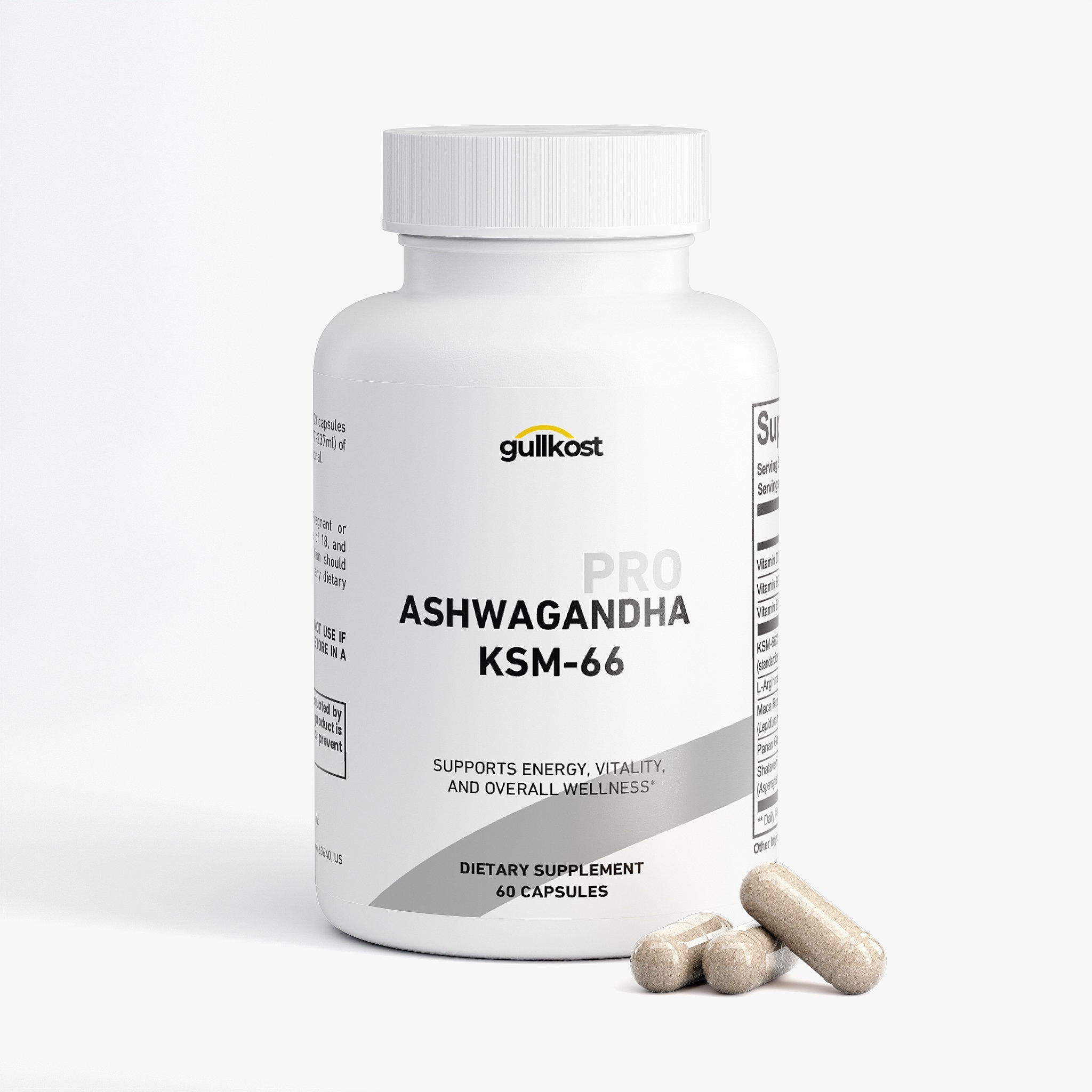 Ashwagandha Pro KSM - 66® - Gullkost