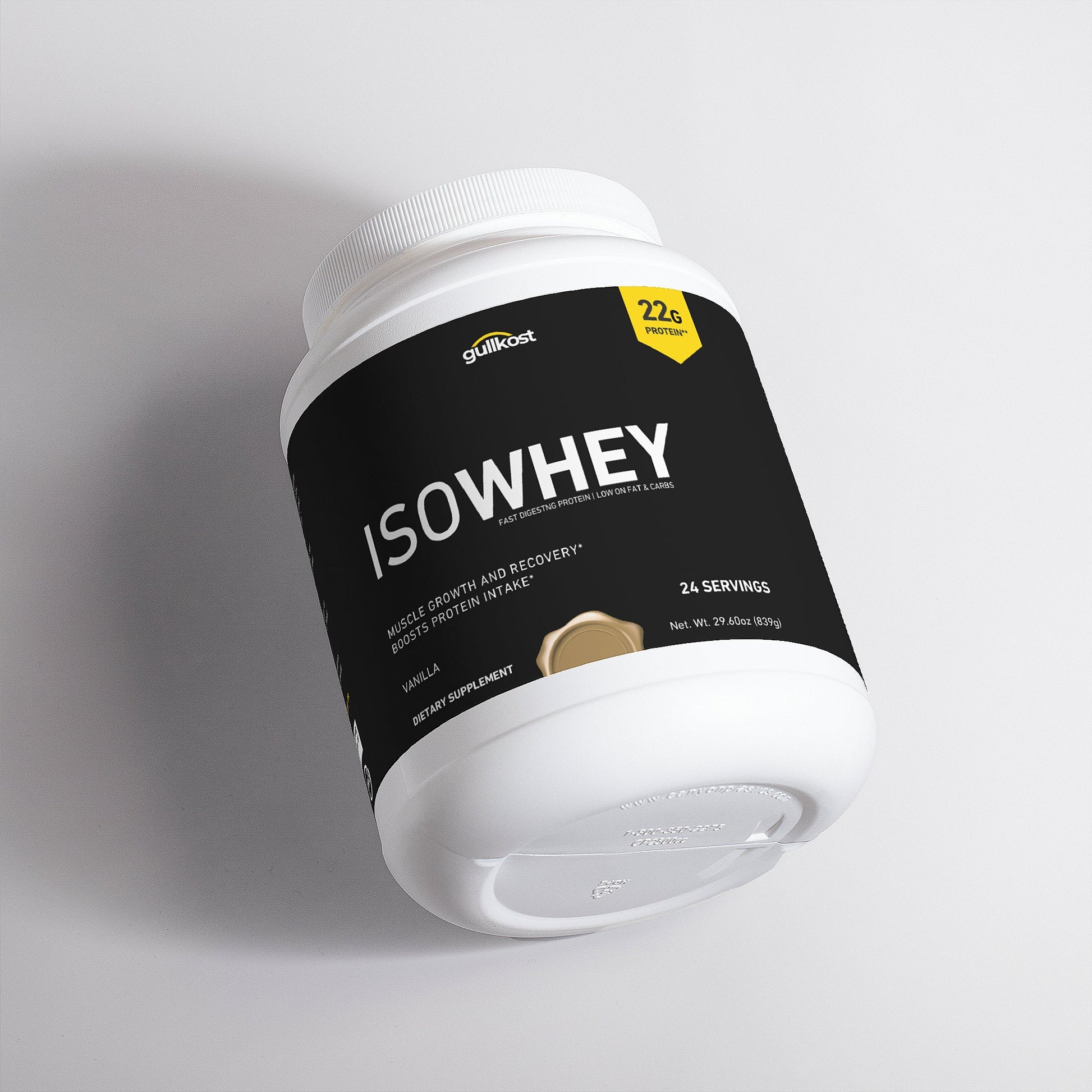 ISOWHEY (Vanilla) - Whey Protein Isolate Powder - SaremX