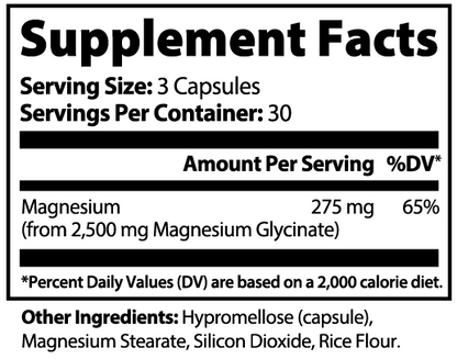 Magnesium Glycinate 275mg - SaremX